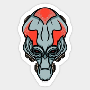 Roswell Alien Grey Sticker